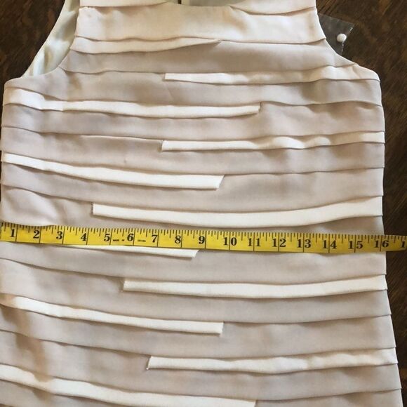 C. Luce Cream Sleeveless Sheath Dress - Picture 9 of 11